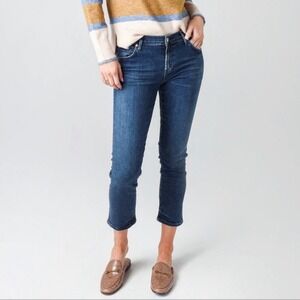 Citizens of Humanity Elsa Premium‎ Vintage Crop Jens Blue Size 26 Denim